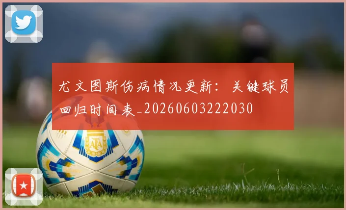 尤文图斯伤病情况更新:关键球员回归时间表_20260603222030